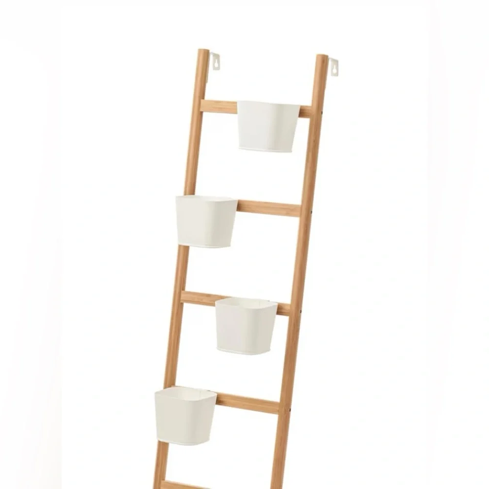 NEW Ikea 5 hanging plant pots / organizers + water can